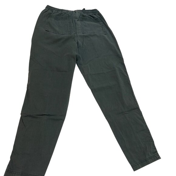 Lou & Grey Utility Jogger Pants Cotton Blend Elastic Waist Size S Gray 61j - Picture 2 of 8